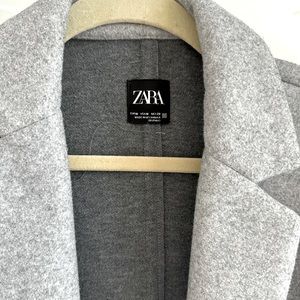 Zara Felt Texture Coat